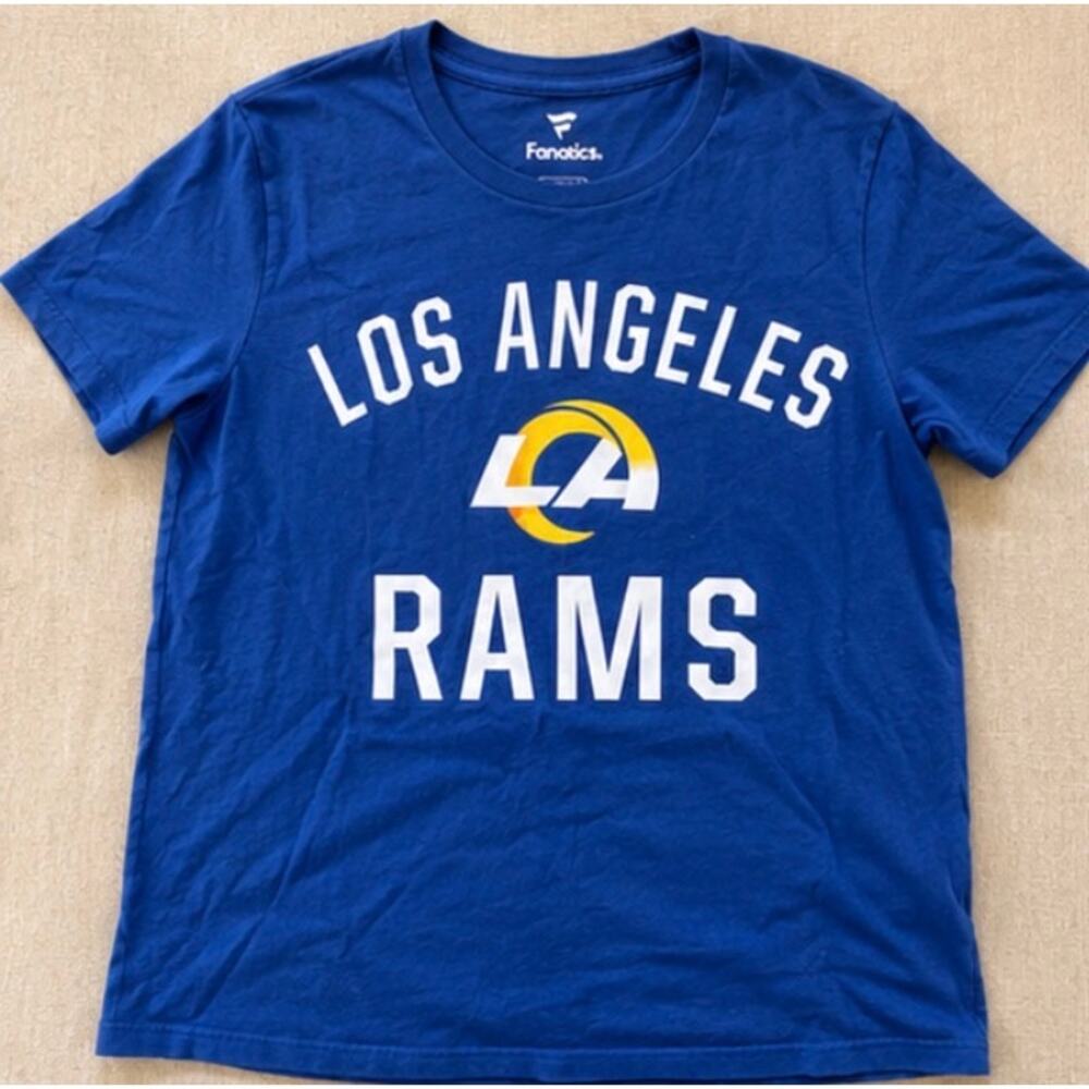 Fanatics Los Angeles Rams Graphic T-Shirt Men’s XL Blue NFL Tee
